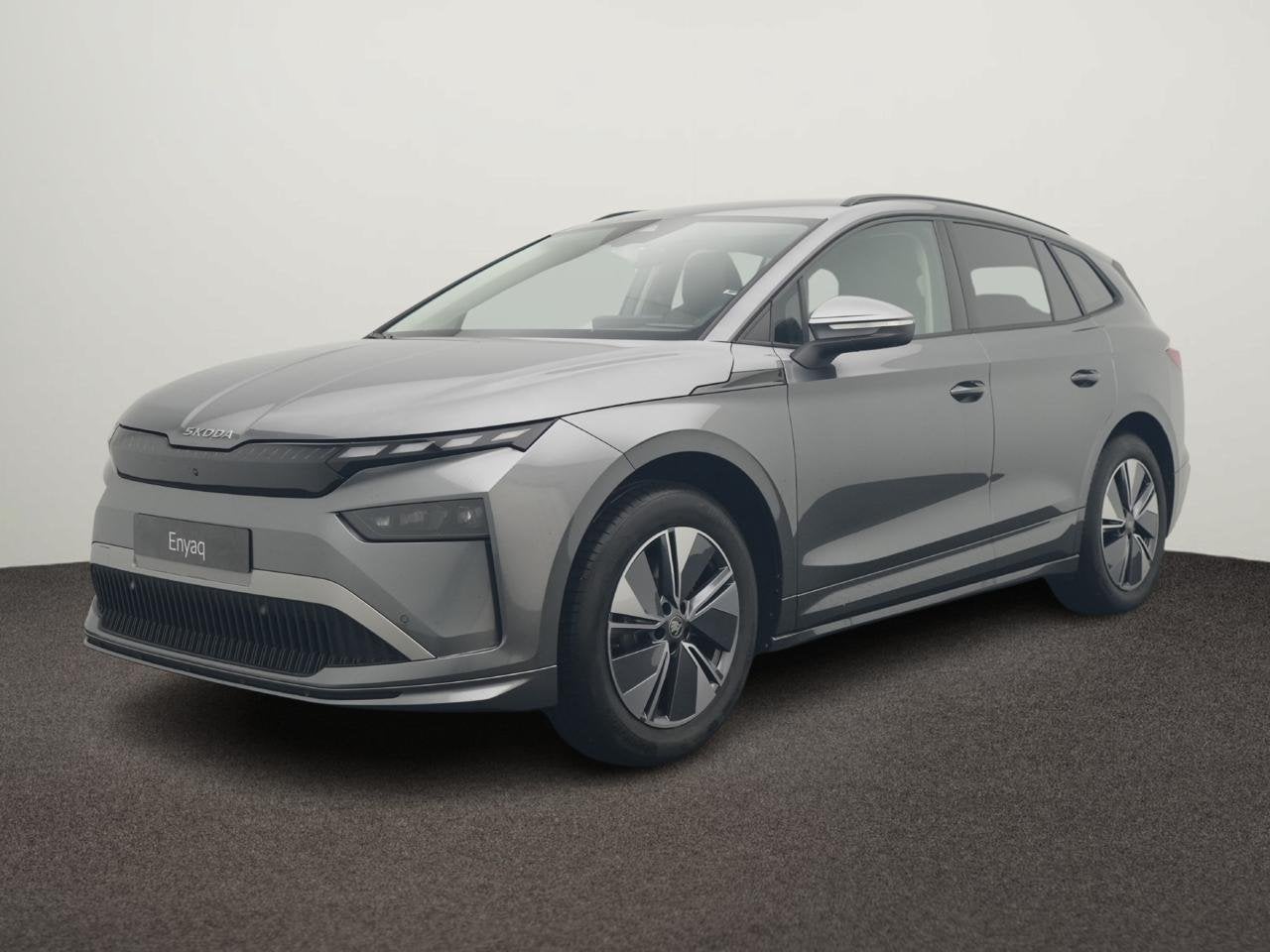 Skoda  Enyaq 60 Corporate 63kWh 204 PK Automaat, Autos, Argent ou Gris, Achat, Isofix, Automatique