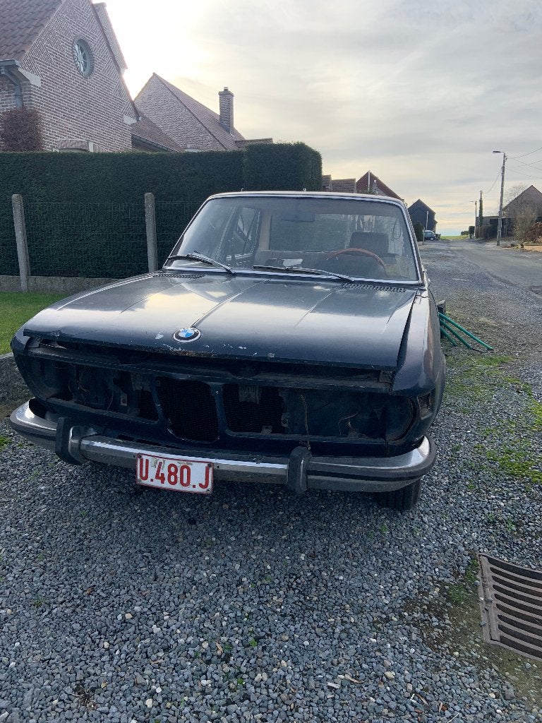 BMW 2800 E3, Auto's, BMW, Automaat, 4 deurs, Stof, Blauw