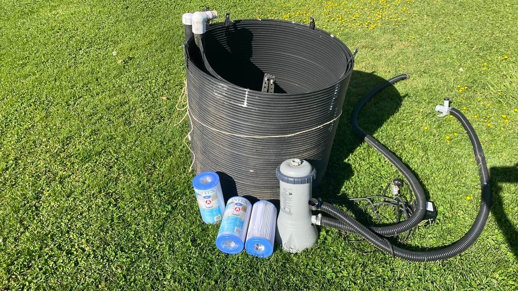 Zwembadpomp Intex + verwarming 60cm x 600cm, Ophalen, Gebruikt