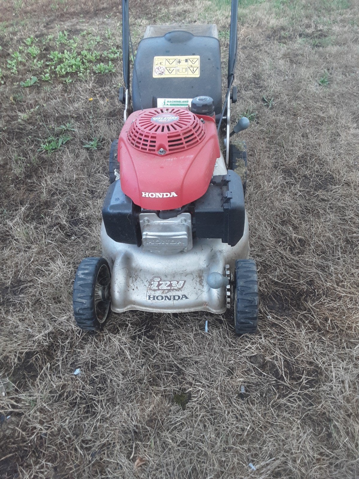 grasmaaier honda benzine, Tuin en Terras, Grasmaaiers, Cirkelmaaier, Gebruikt, 40 t/m 49 cm, Ophalen