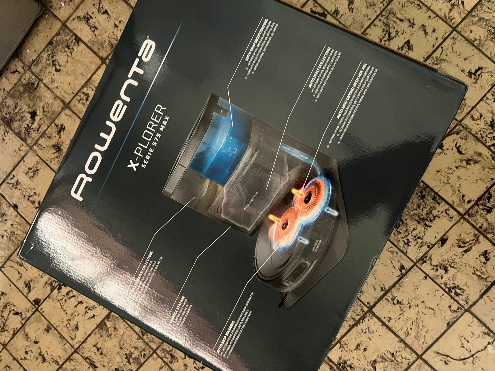 Nieuw!!!!!! Robotstofzuiger Rowenta X-Plorer Serie 575 Max, Nieuw, Dweilfunctie, Robotstofzuiger, Ophalen