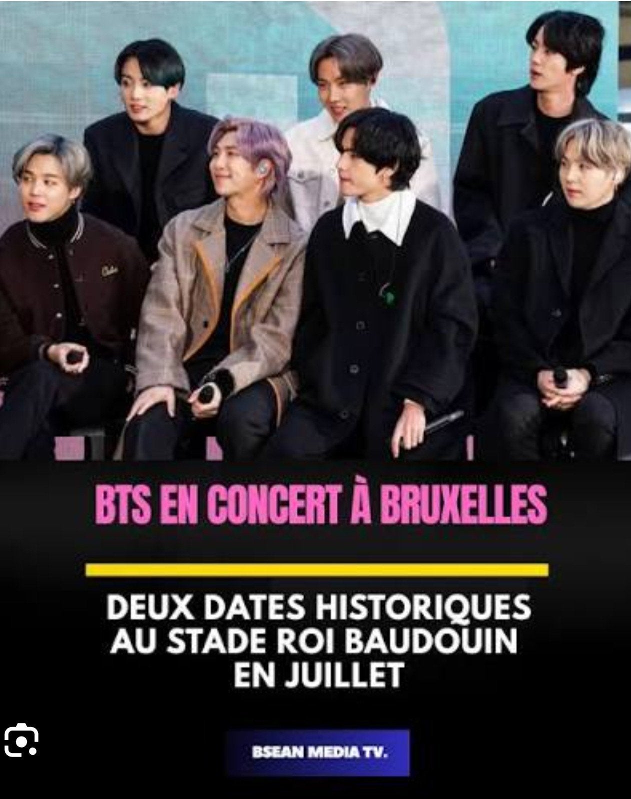 BTS Concert BRUXELLES 2.07.26
