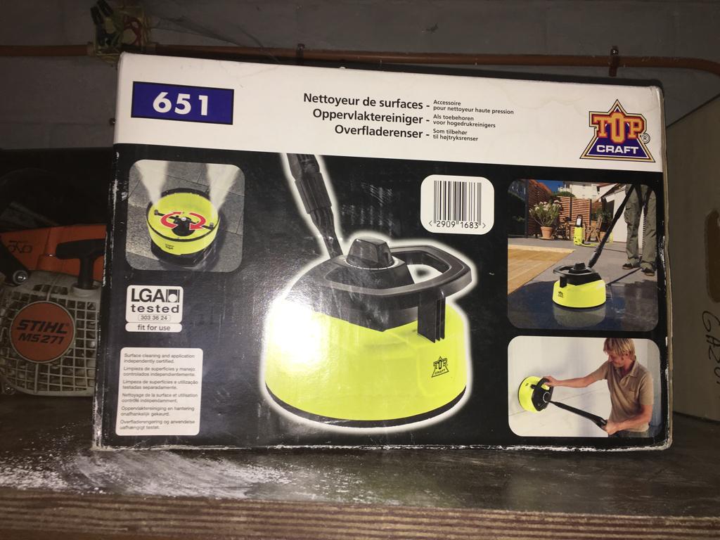 Oppervlaktereiniger, Ophalen, Nieuw