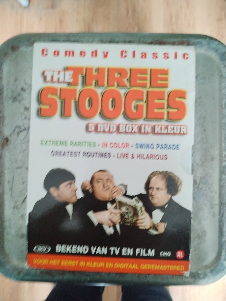 Three Stooges box (5 DVD), Alle leeftijden, Nederlands, Ophalen of Verzenden, Engels