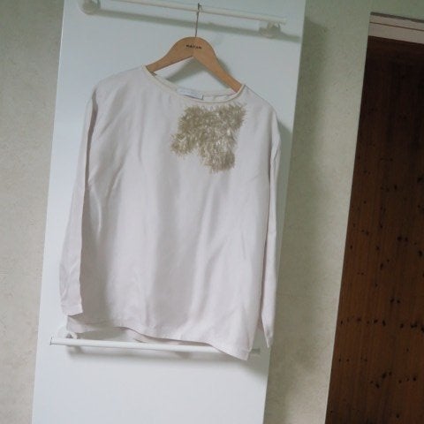 Blouse nieuw zijde roomwit strass Fab.Filippi mt 38 (it 42), Kleding | Dames, Maat 38/40 (M), Overige kleuren, Nieuw, Ophalen of Verzenden