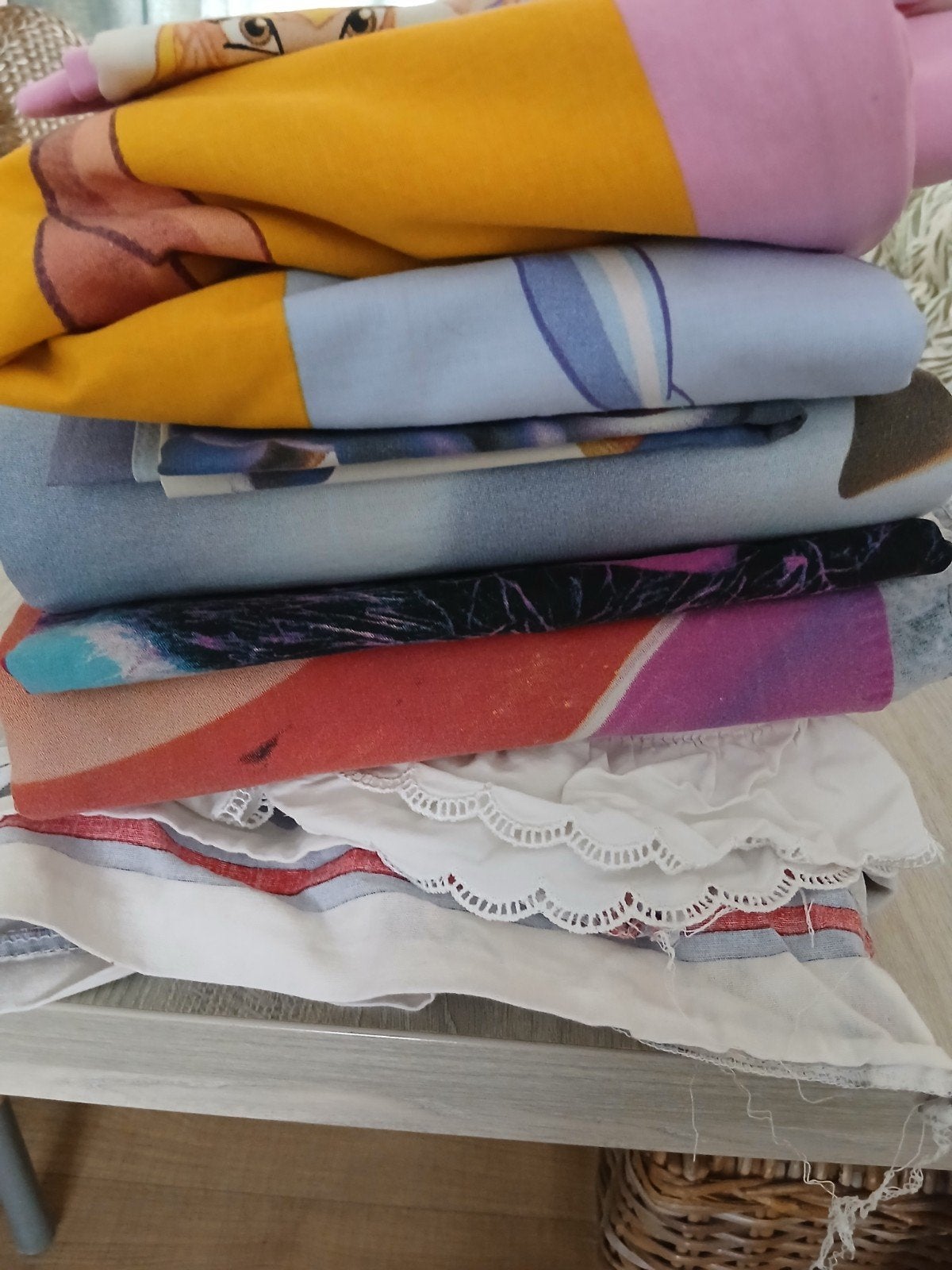4 stuks kinderdekbefovertrekken, Ophalen