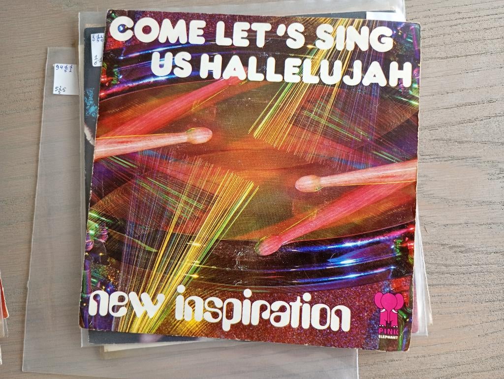 New Inspiration - Come let's sing us hallelujah, Gebruikt, 7 inch, Single, Ophalen of Verzenden