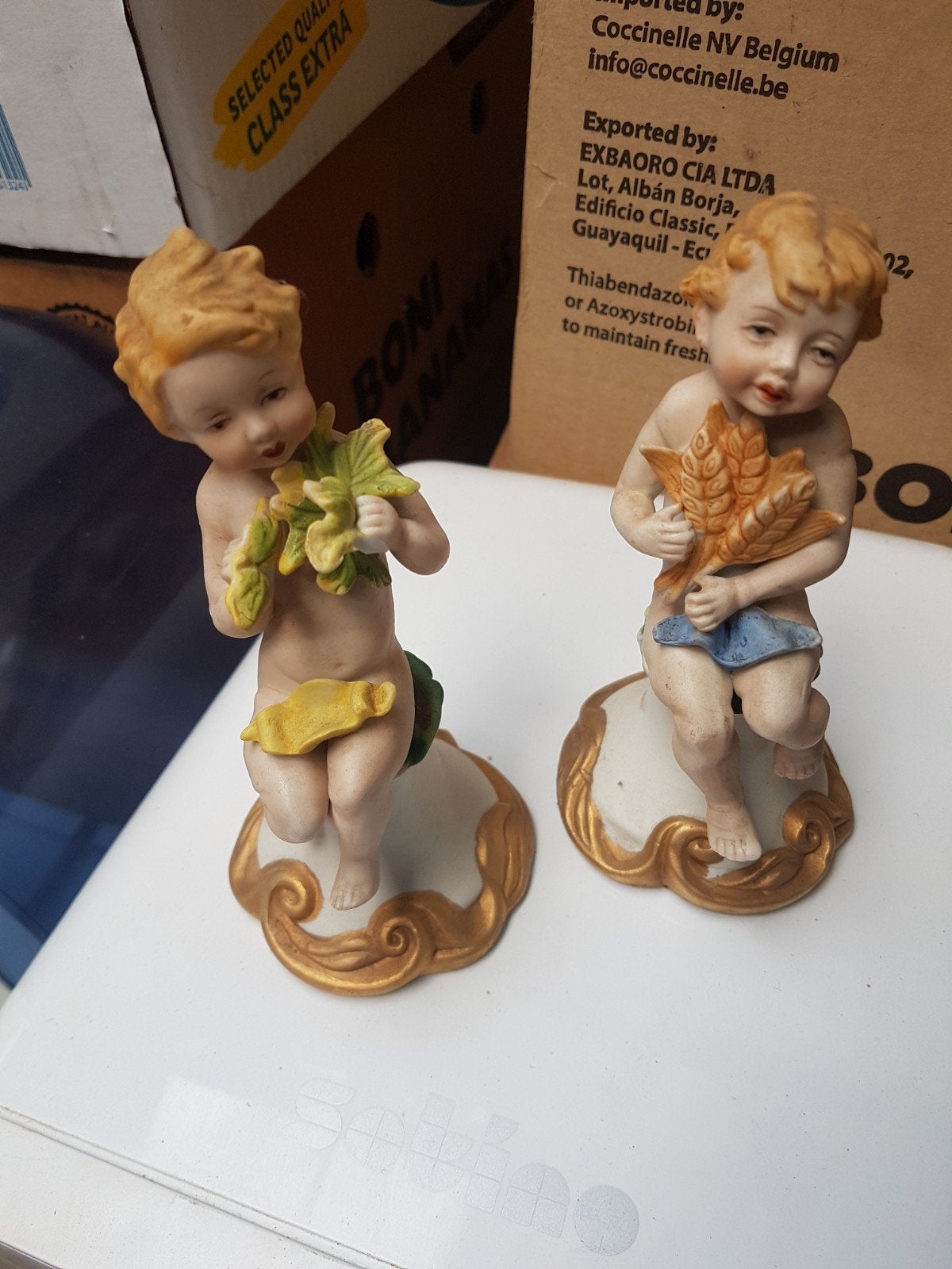 koppel kindjes, Ophalen, Gebruikt