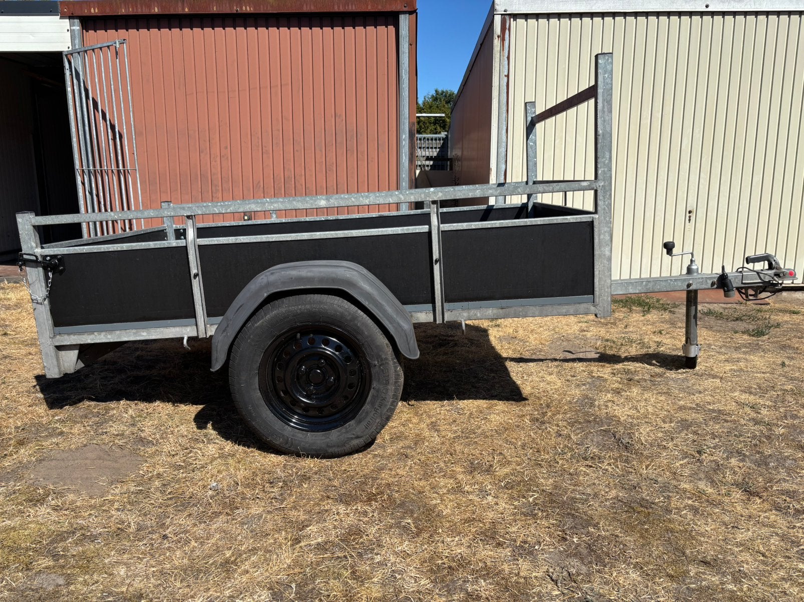 Aanhangwagen 2m x 1,25m in zeer goede staat, Ophalen