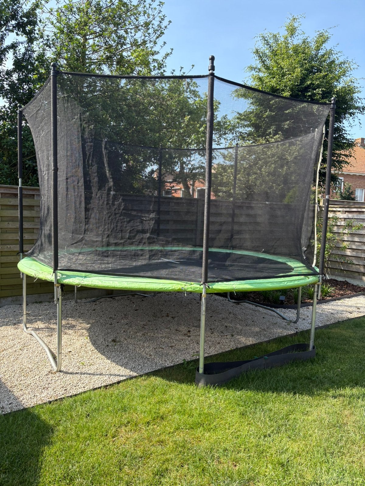 Trampoline 366cm, Ophalen, Gebruikt