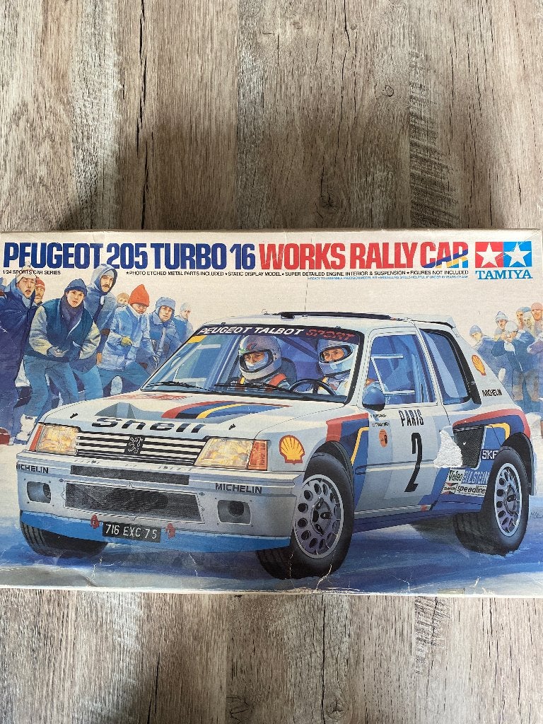Peugeot 205  TURBO 16 Tamiya 1:24, Ophalen of Verzenden, Nieuw, Auto, Overige merken