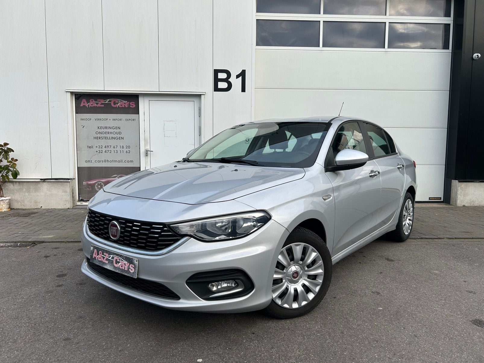 Fiat Tipo 1.4i / Airco / Navi / Bluetooth / Parkeersensoren, Autos, Fiat, Argent ou Gris, Achat, Euro 6, Entreprise