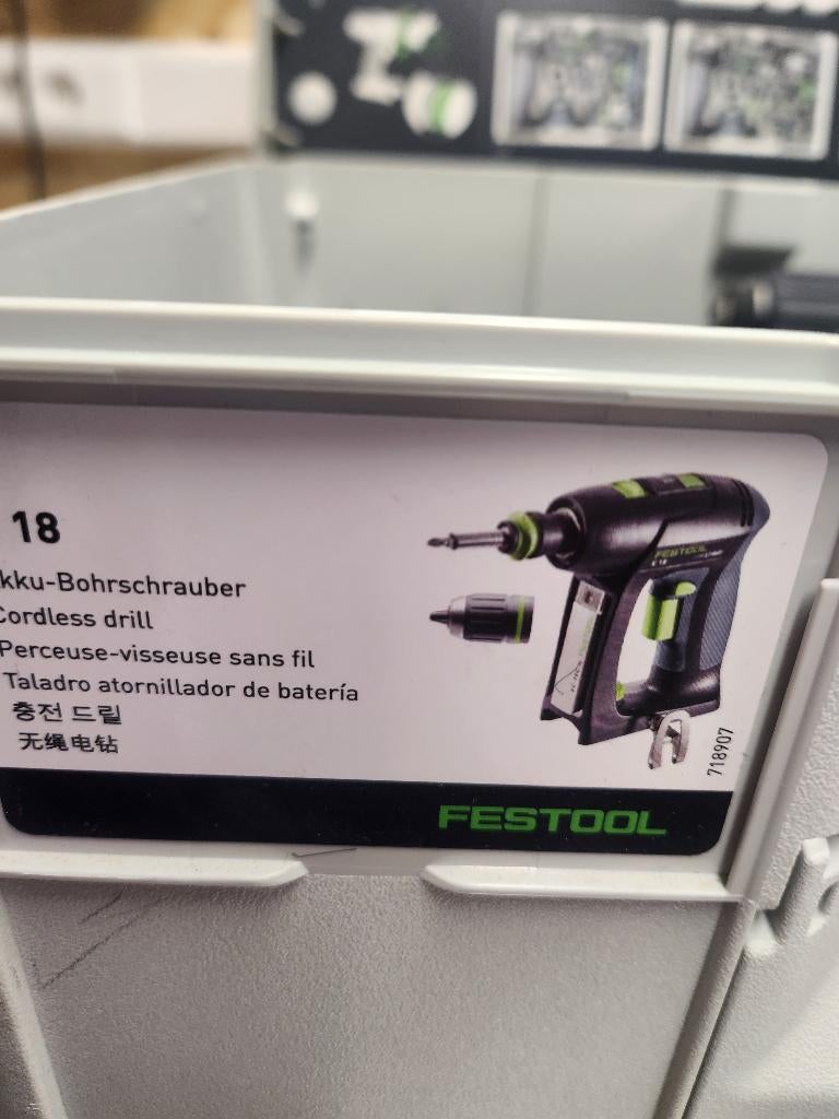 Festool - C18, Ophalen, Zo goed als nieuw, Overige typen, Festool