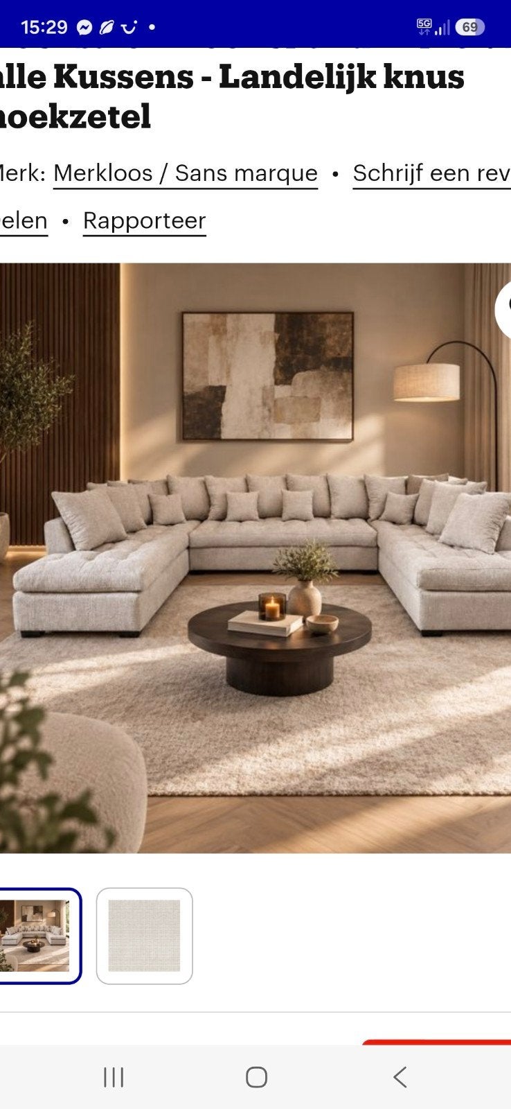 salon te koop, Ophalen, Gebruikt