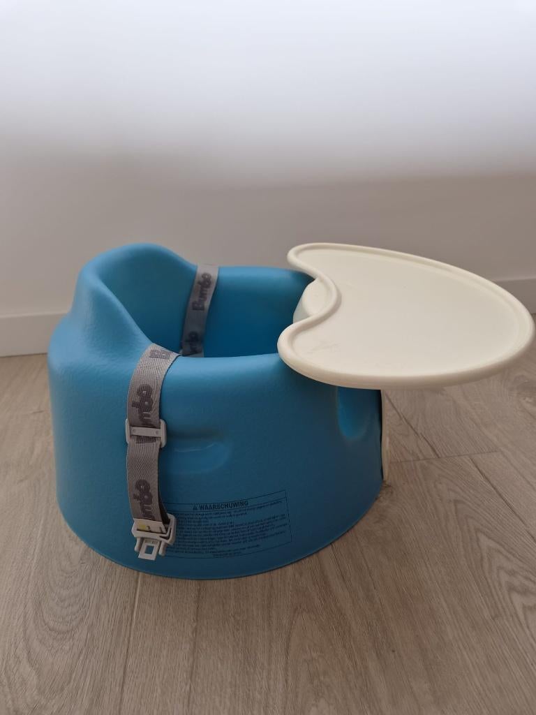 Originele Bumbo Floor Seat Blauw + Afneembaar Dienblad, Kinderen en Baby's, Kinderstoelen, Ophalen of Verzenden, Gebruikt, Overige typen