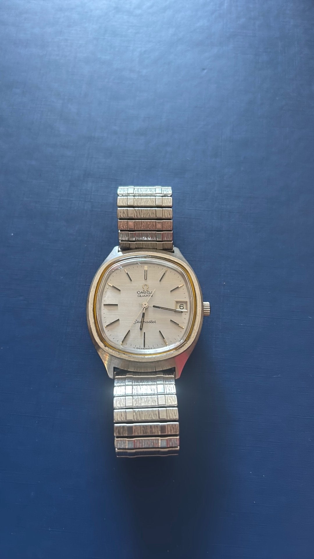 Omega Seamaster Quartz – Vintage – Origineel, Enlèvement, Omega