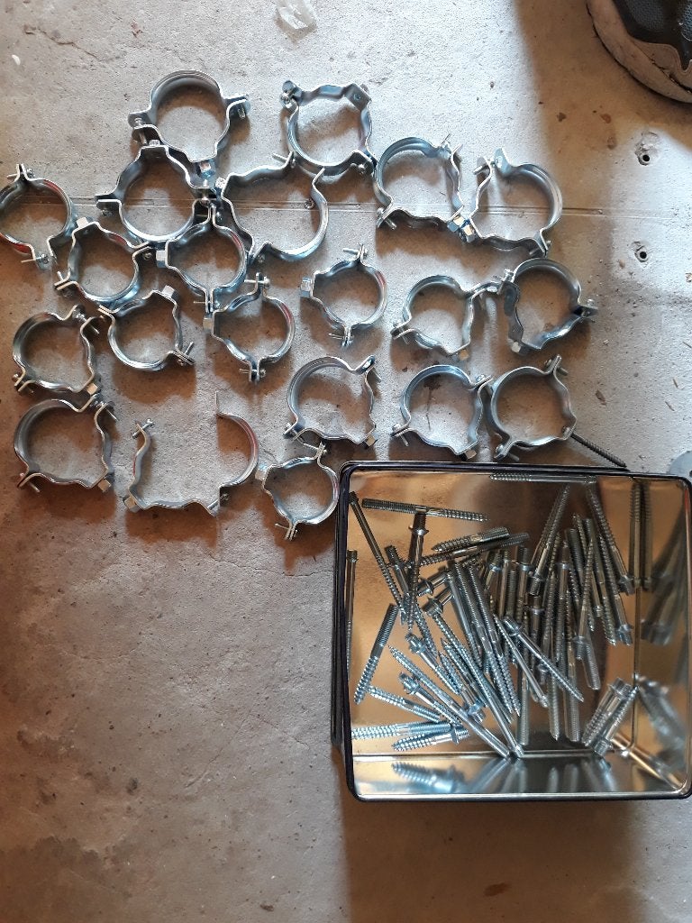 beugels en stokschroeven, Ophalen, Nieuw, Inox, Overige typen