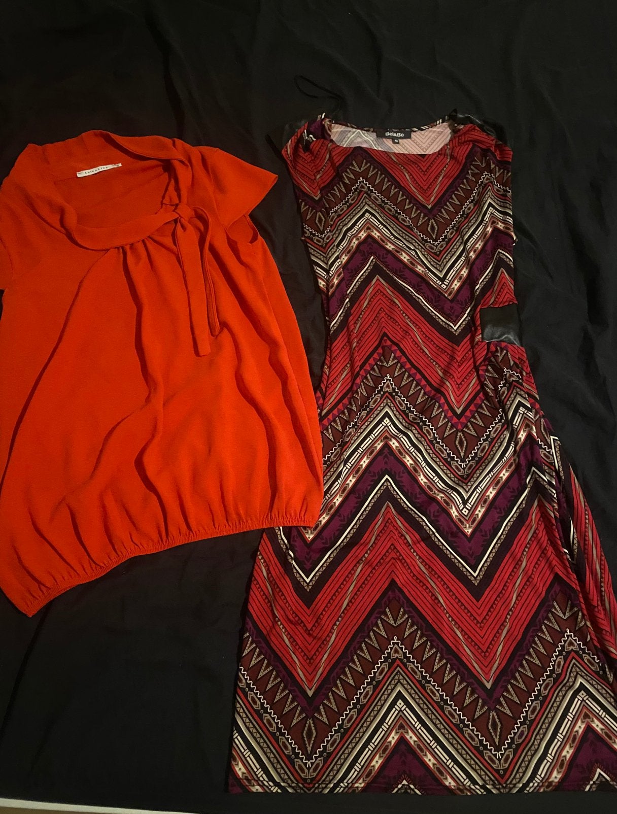 Lot haut et robe rouges, Kleding | Dames, Dames-kledingpakketten, Ophalen of Verzenden, Zo goed als nieuw, Maat 38/40 (M)