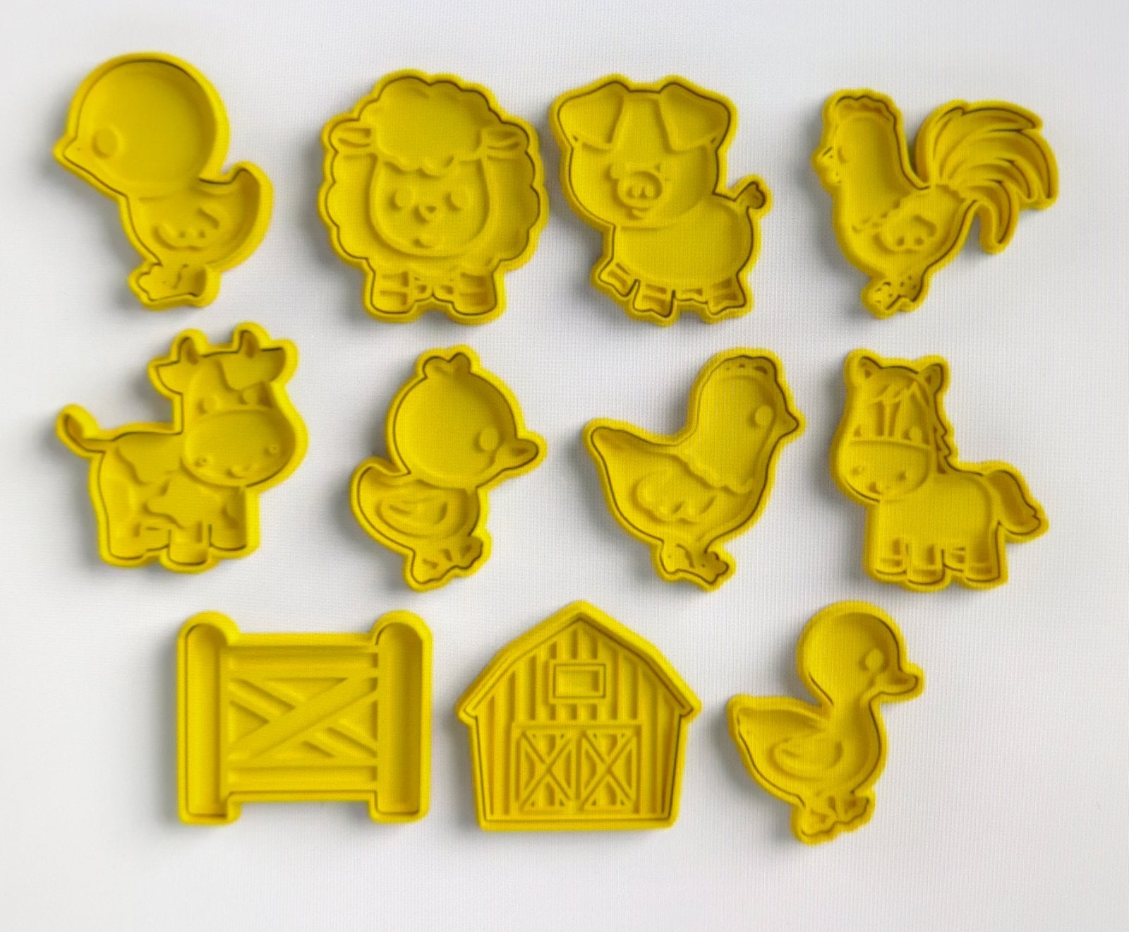 Kit 11 Emporte-Pièces Animaux de la Ferme PâtisserieBiscuits, Envoi, Neuf