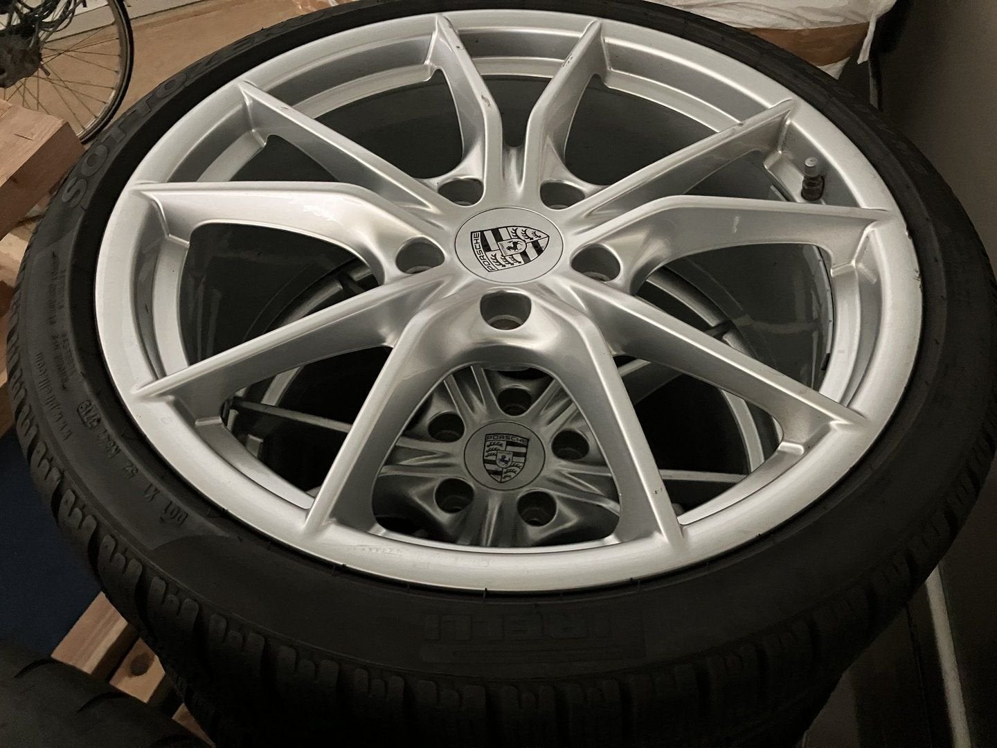 Porsche 911 Turbo velgen met Banden 305/30 ZR19 Pirelli, Auto-onderdelen, Banden en Velgen, -, -, Banden en Velgen, Nieuw