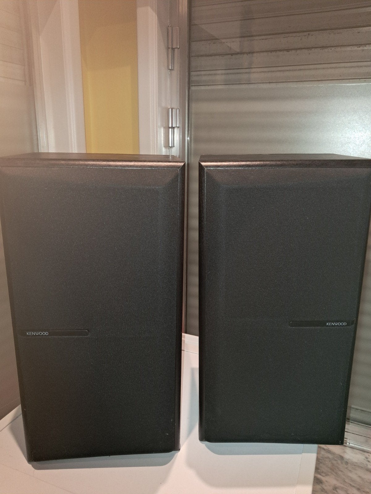 2 maal kenwood boxen 100 watt per stuk 8 ohm, Audio, Tv en Foto, Ophalen, Zo goed als nieuw, 60 tot 120 watt, Speakerset