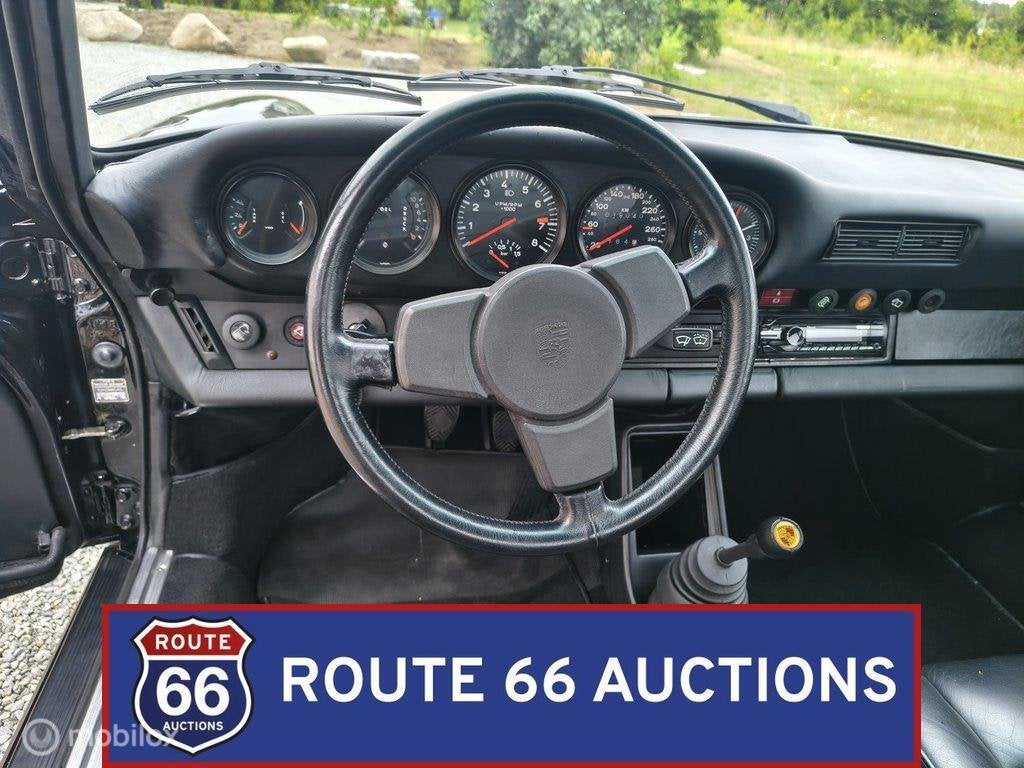 Porsche 930 Turbo | 1977 | Route 66 Auctions, Auto's, Zwart, Bedrijf, Overige carrosserie, Porsche