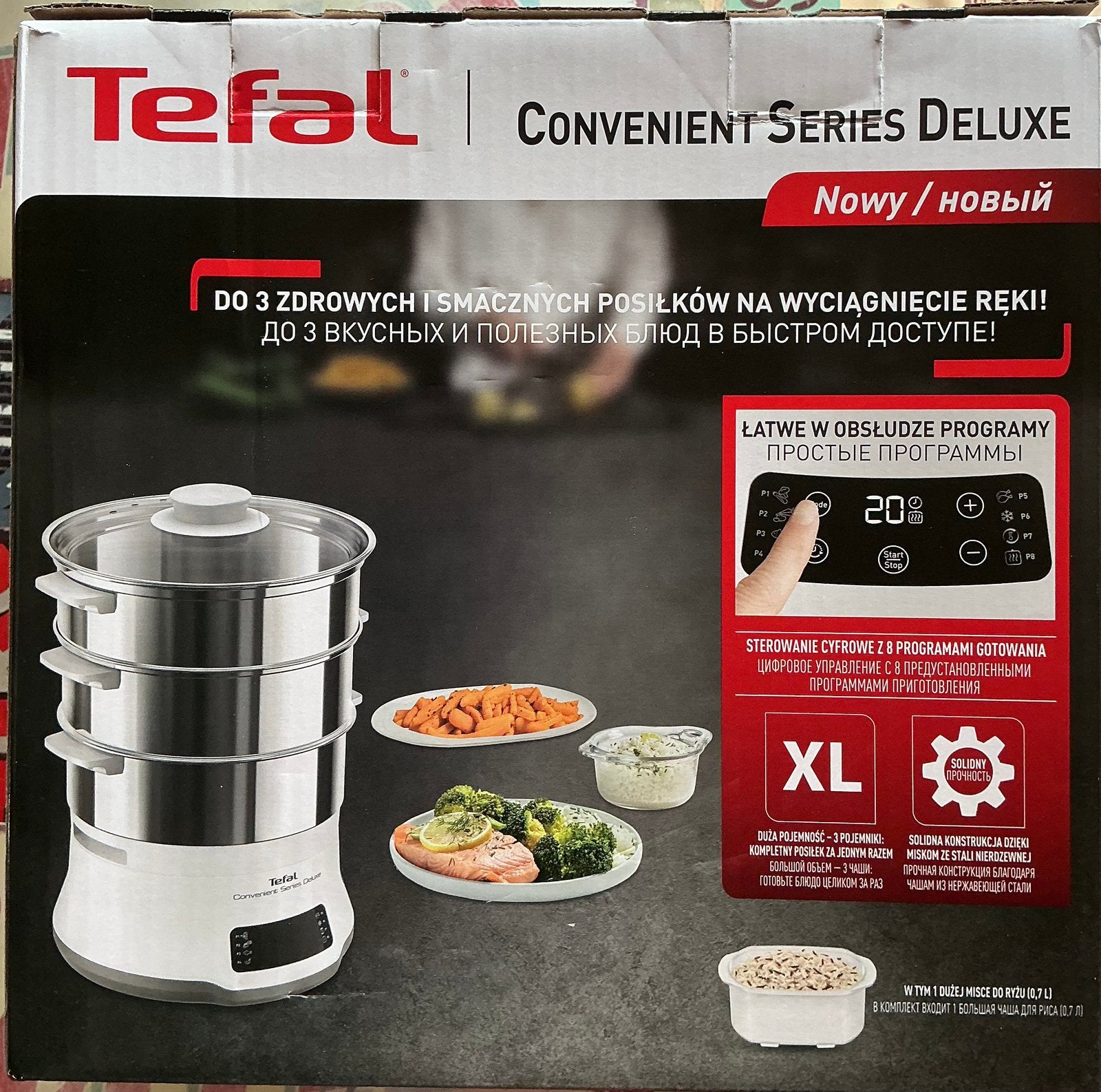 Stoomkoker Tefal deluxe, Ophalen, Zo goed als nieuw