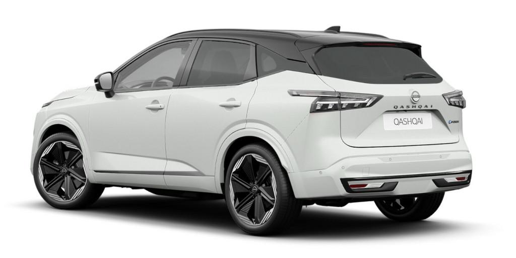 Nissan Qashqai e-POWER N-Design niet ingeschreven demowagen, Auto's, 118 g/km, Stof, 750 kg, Zwart