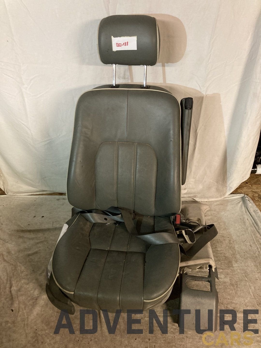 Range Rover L322 Passagierszetel groengrijs leder, -, -, Ophalen of Verzenden, -
