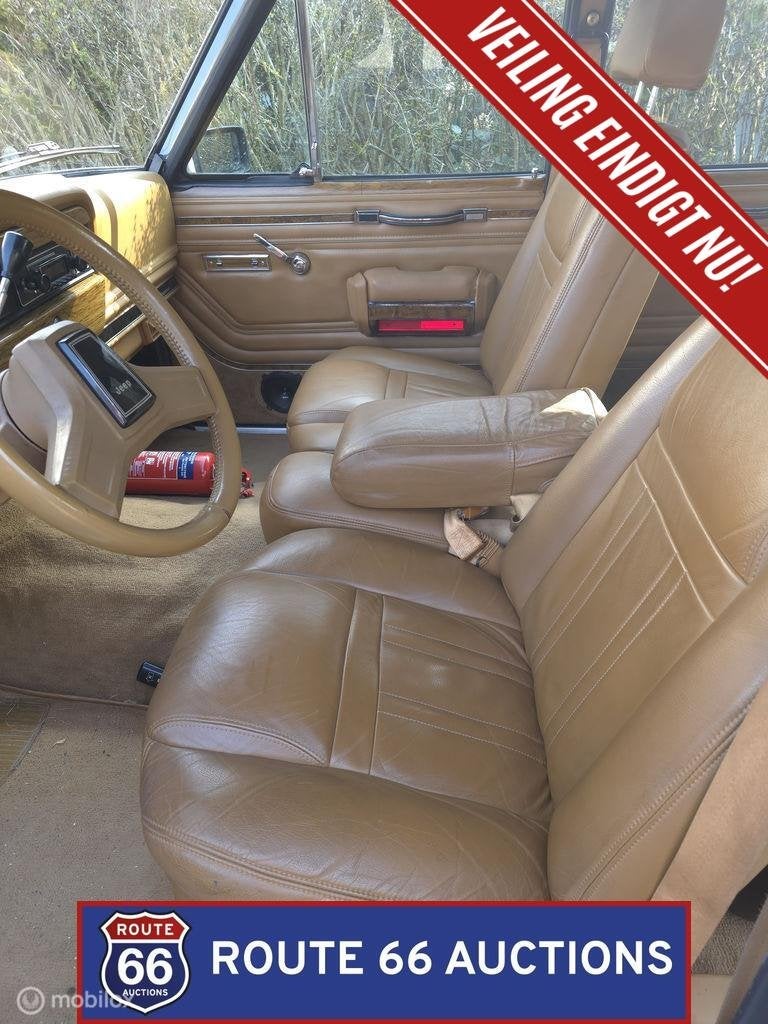 Jeep Grand Wagoneer | 1986 | Route 66 Auctions, Autos, Jeep, Achat, Entreprise, Boîte manuelle