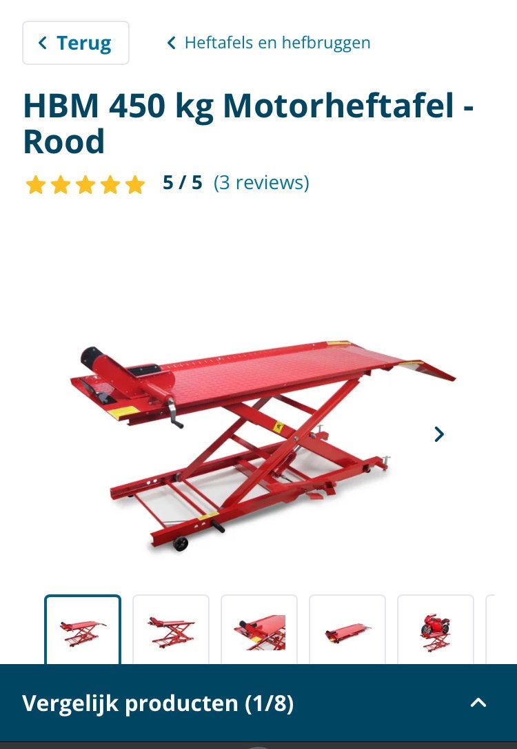 Gezocht Heftafel brommer, Ophalen of Verzenden