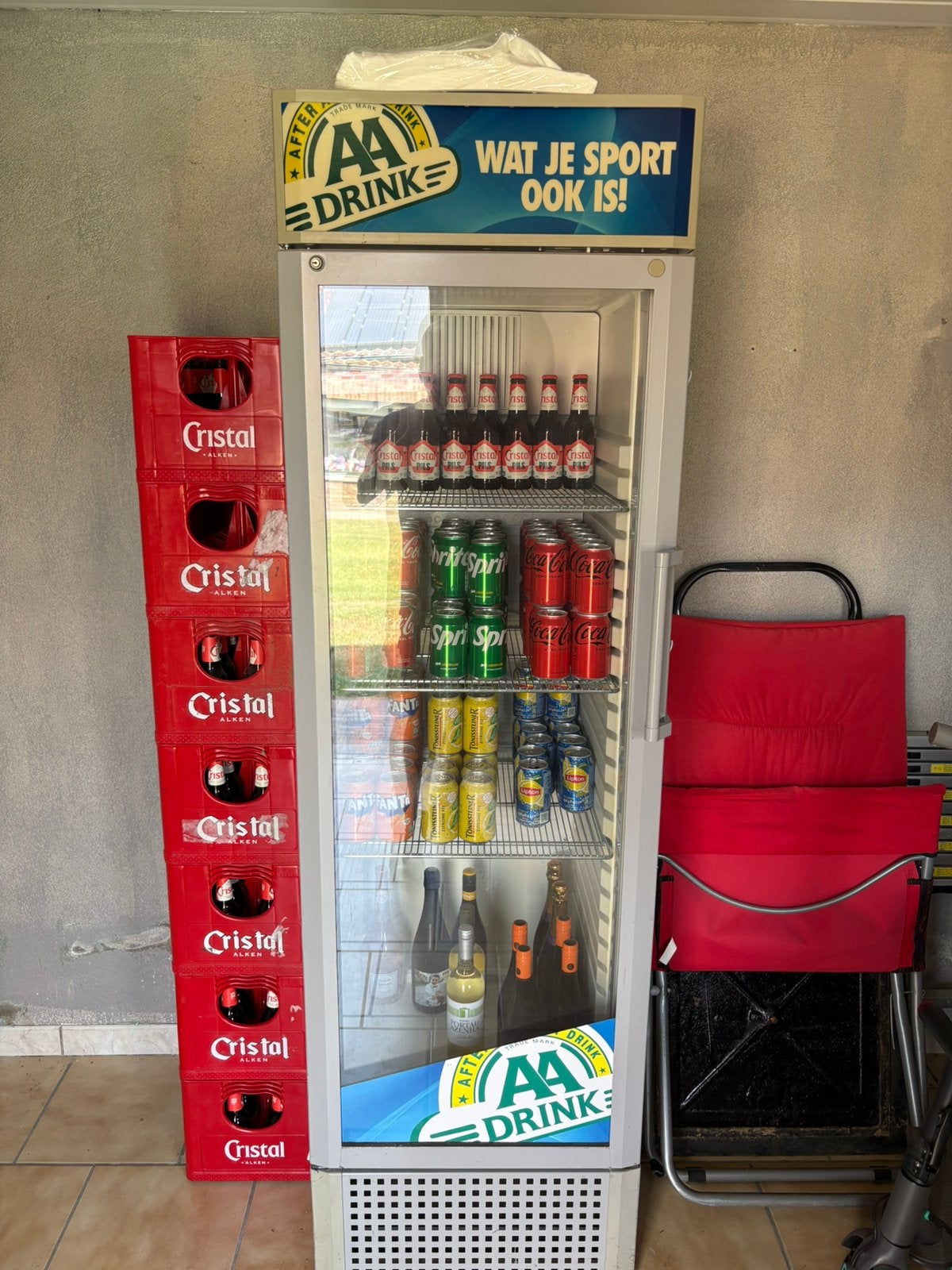 AA frigo werkt nog, Elektronische apparatuur, Koelkasten en IJskasten, Ophalen, Zo goed als nieuw