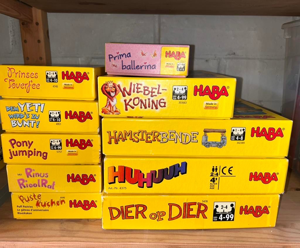 Haba spelletjes 4 jaar, Kinderen en Baby's, Ophalen of Verzenden, Gebruikt