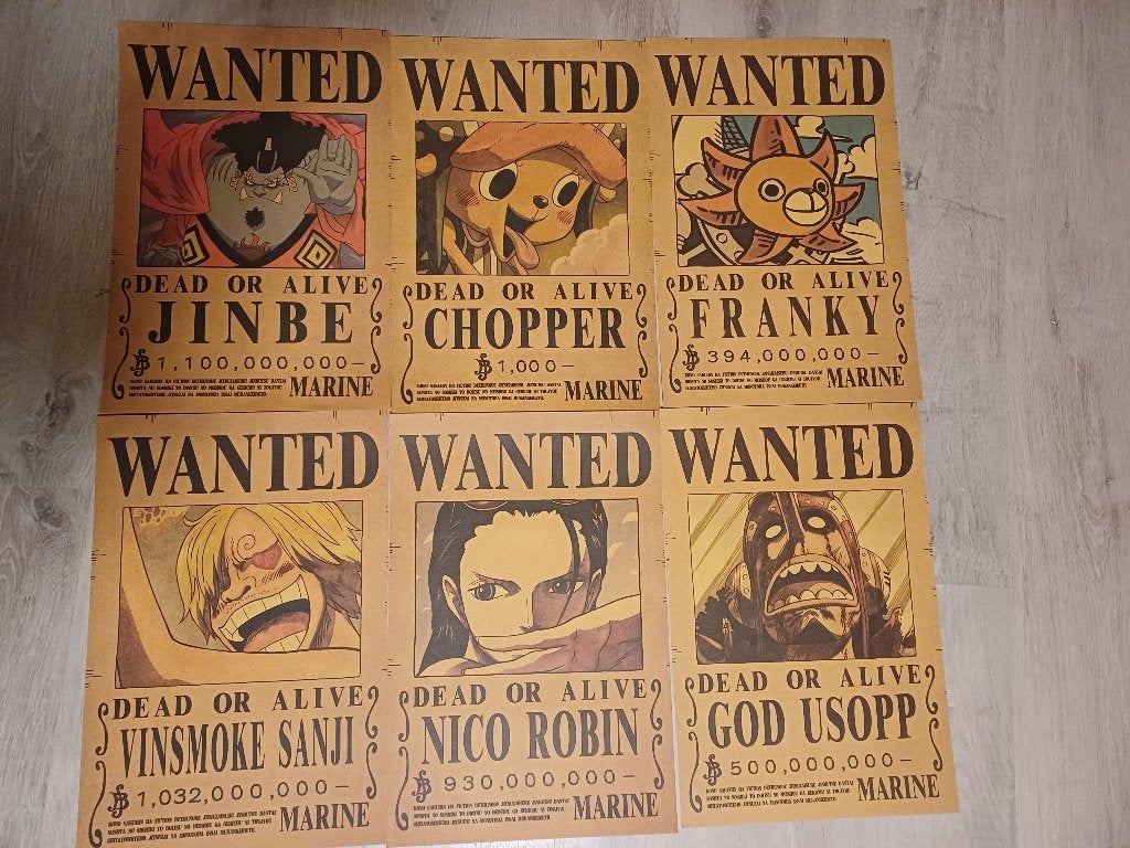 Posters One Piece, Ophalen, Zo goed als nieuw, Overige typen