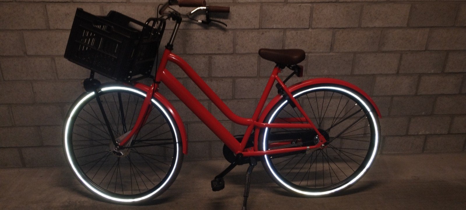 nieuwe rode fiets ik woon in Laakdal niet in Beerse, Ophalen, Nieuw