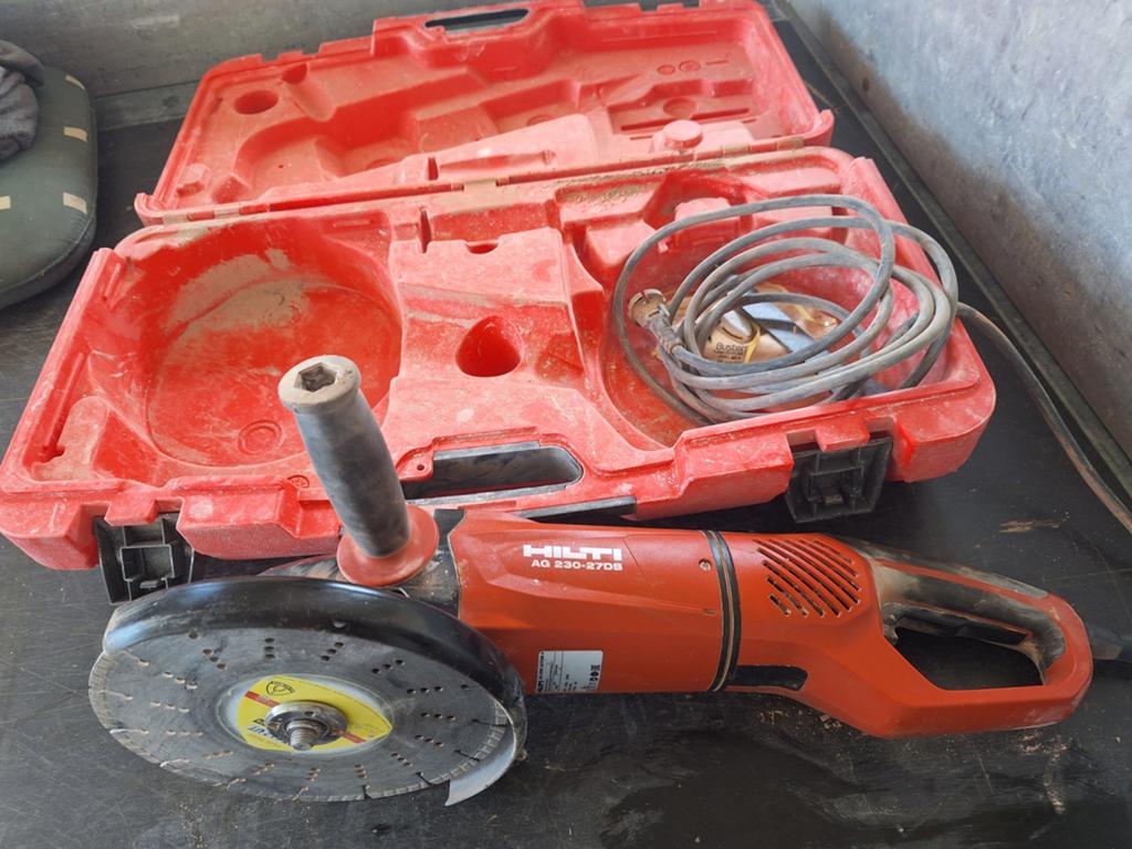 Hilti AG239-27 slijpschijf, Enlèvement