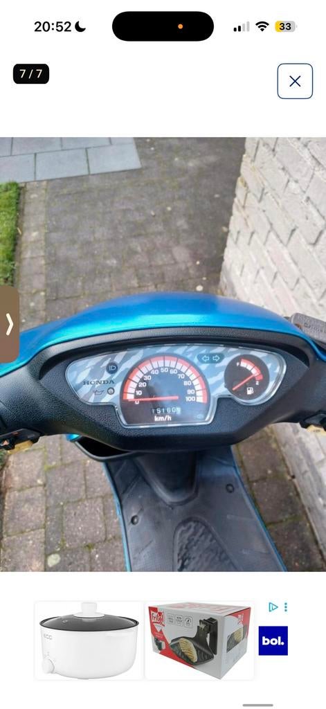 Honda sfx 50 cc /2takt origineel, Fietsen en Brommers, Ophalen, Zo goed als nieuw