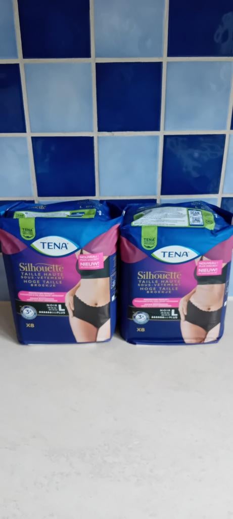 Tena Silhouette zwart slipje maat L, Diversen, Ophalen of Verzenden, Nieuw