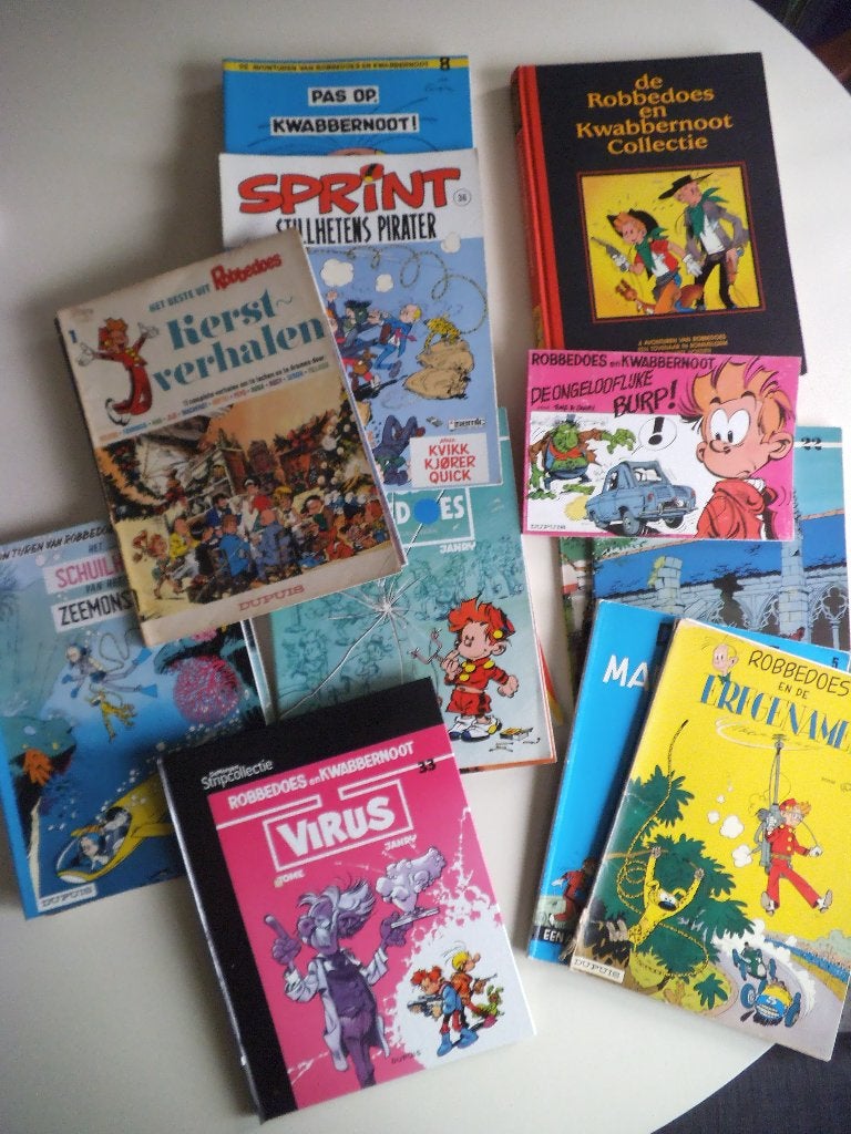 Lot 26 albums Robbedoes  (gewone reeks, reclame, hc,..), Meerdere stripboeken, Ophalen of Verzenden, Gelezen, FRANQUIN