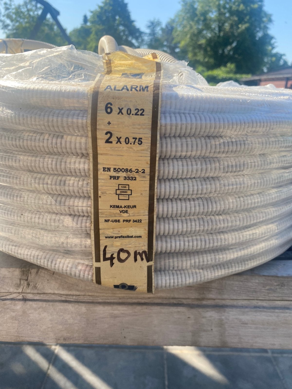 Alarme 6x0.22 ou domotique, Bricolage & Construction, Enlèvement, Neuf, Câble ou Fil électrique
