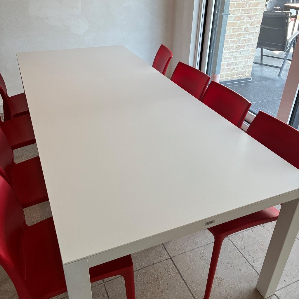 Tuintafel, Tuin en Terras, Ophalen, Zo goed als nieuw, Rechthoekig, Aluminium