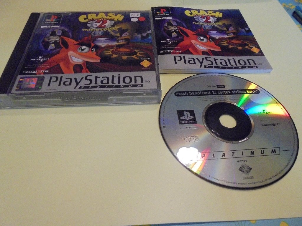 Playstation 1 Crash Bandicoot 2 Cortex Strikes Back (CIB), Consoles de jeu & Jeux vidéo, Enlèvement ou Envoi, 1 joueur, Aventure et Action
