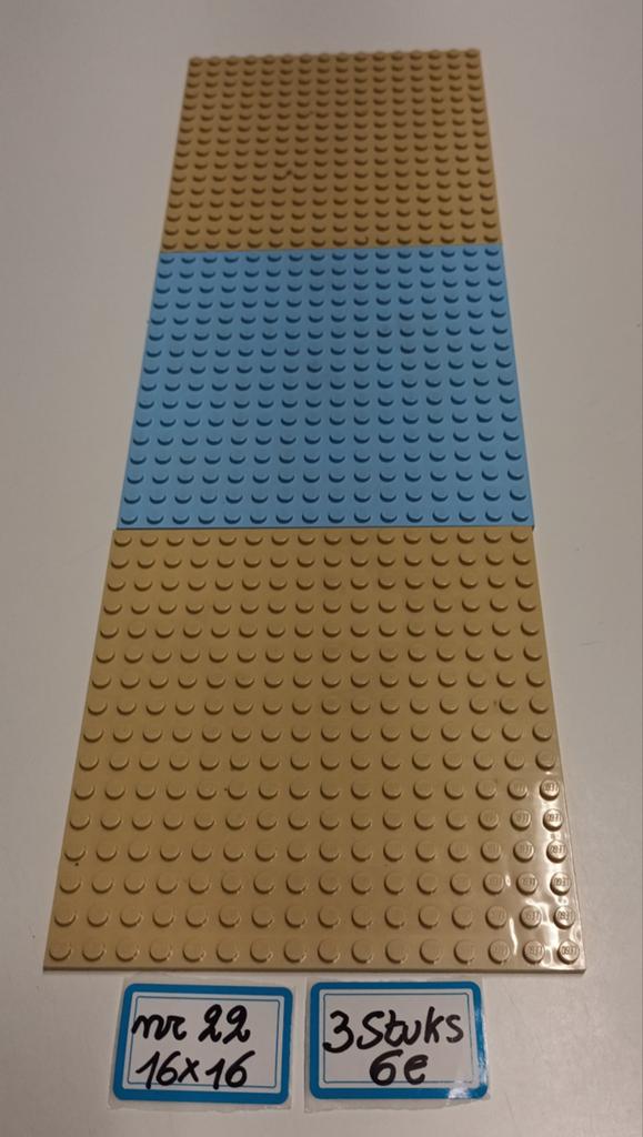 Lego platen 16x16 gelieve nr door te geven aub, Ophalen of Verzenden, Lego
