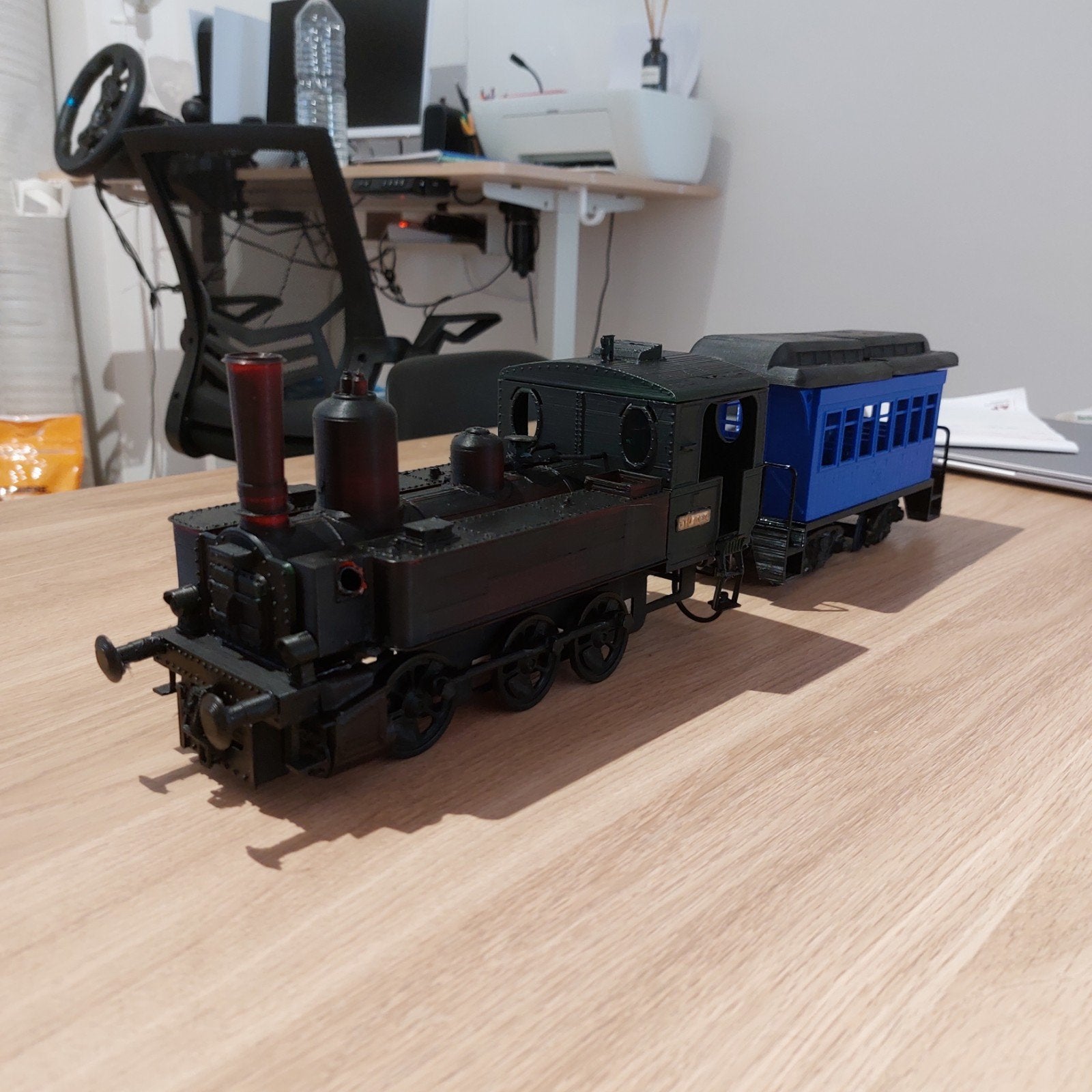 Locomotive 3d geprint, Ophalen