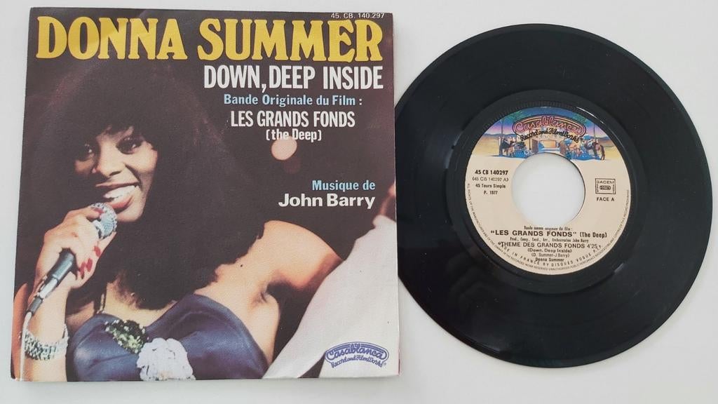 Donna Summer - Omlaag, diep van binnen + instrumentaal, Ophalen of Verzenden, Zo goed als nieuw
