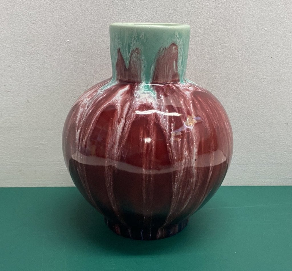 Boch Keramis - Ch. Catteau Art Deco Vaas, Ophalen of Verzenden