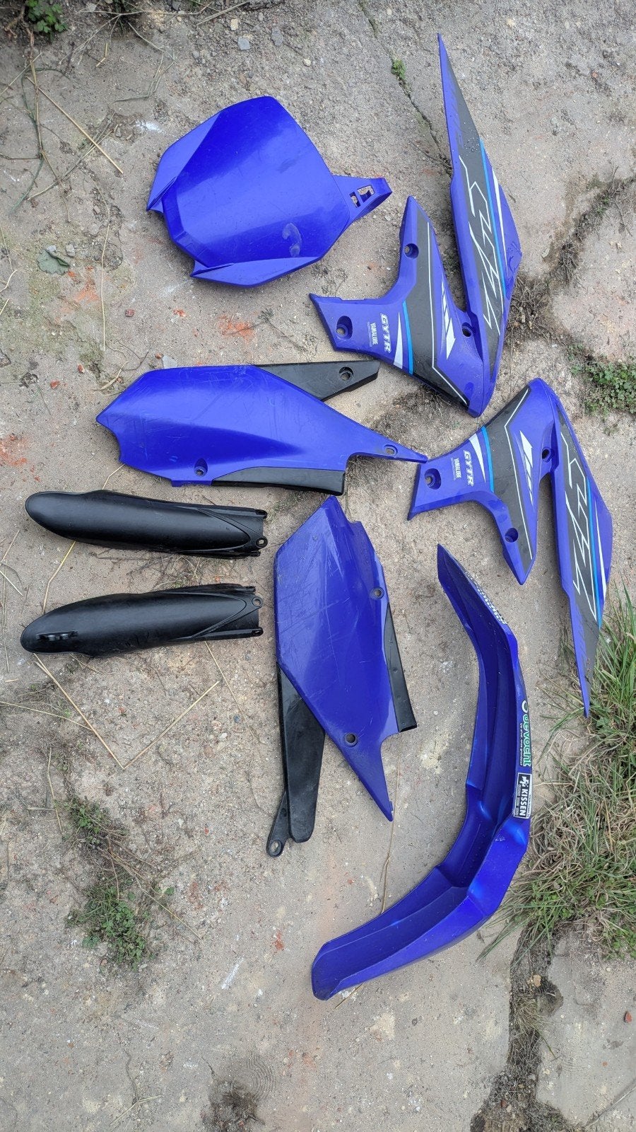 Yamaha YZ 450 F kunststofkit, Motoren, Ophalen