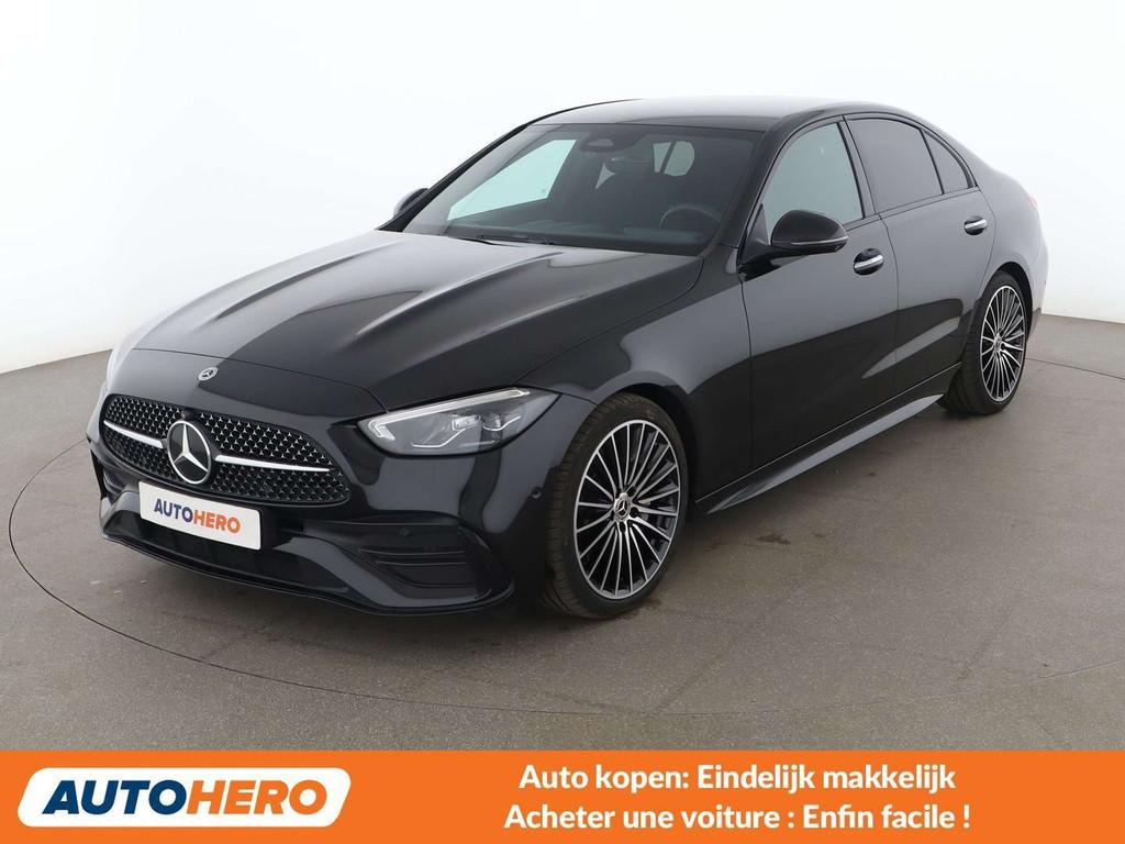 Mercedes-Benz C-Klasse 220 C 200 d Mild-Hybrid AMG Line, Auto's, Automaat, 4 deurs, Achterwielaandrijving, Gebruikt