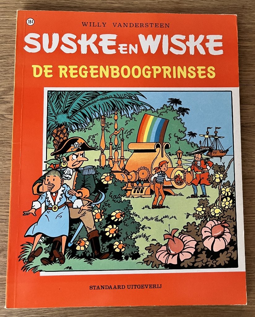 Suske en Wiske - De regenboogprinses -184(1990) Strip, Une BD, Enlèvement ou Envoi, Utilisé