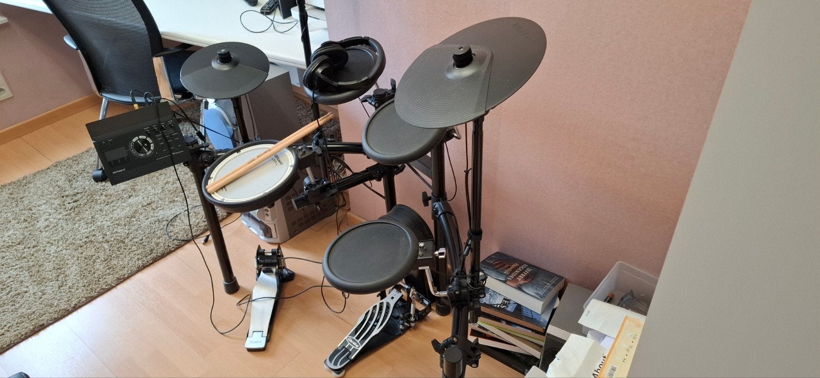 Roland TD-17-K-L drum + module + koptelefoon + drumstokken, Muziek en Instrumenten, Ophalen, Roland